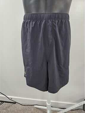 Worthy & Rhone Men's Black Athletic Shorts with Rainbow Logo NWT